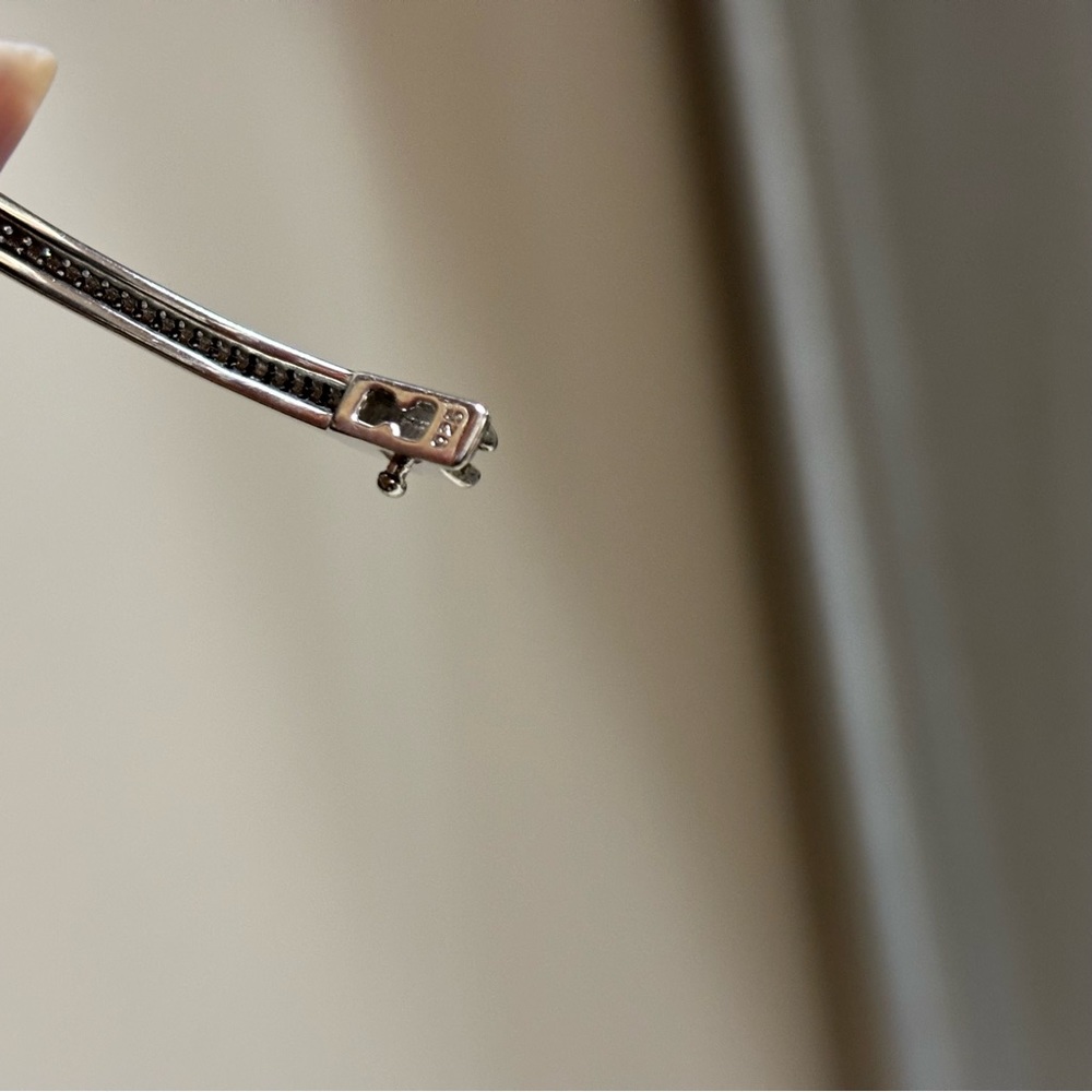 Lafonn Classic Platinum-Plated Simulated Diamond Bracelet - Picture 7 of 9